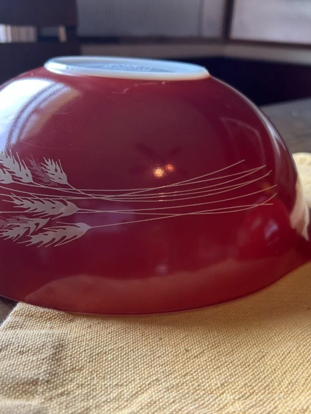 Vintage  Pyrex bowls set   Autumn  Harvest   rust  orange  color    #  444  442